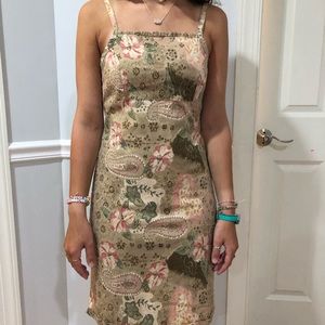 Vintage Paisley Midi Dress